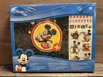 New And Sealed Disney Mickey Mouse Scrapbook Photo Album Kit 8”x8” Stickers • $17.99