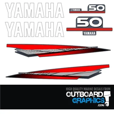 Yamaha 50hp 2 Stroke Outboard Decals/sticker Kit • $72.06