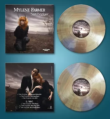 Mylene Farmer SANS LOGIQUE Remixes 12   CLEAR Vinyl Record 180g • $210