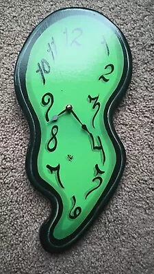 Melting Dali Clock Wood Homemade • $19