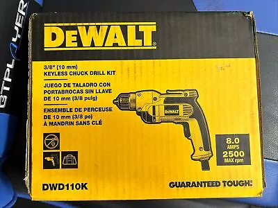 DEWALT DWD110K 3/8 Inch Variable Speed Reversible Grip Drill Only • $54.99