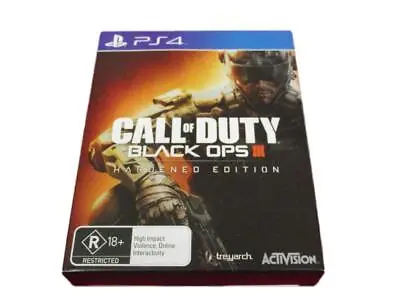 Call Of Duty Black Ops III Hardened Edition Sony PS4 Steelbook • $59.90