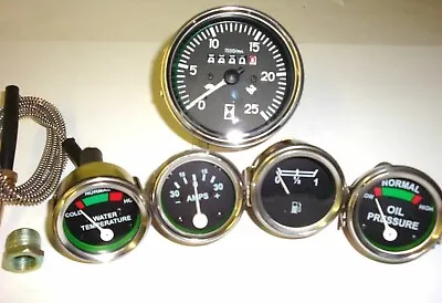 Tachometer Gauge Set For Massey Ferguson Tractor MF35 MF50 MF65 MF135 MF150 -165 • $44.99