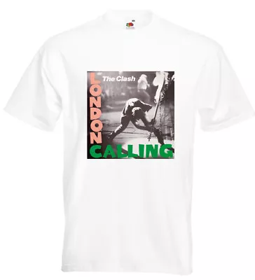 The Clash London Calling T Shirt Paul Simonon Mick Jones Joe Strummer Topper • £13.95