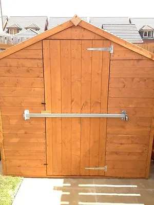 Garden Shed Lock Bar Factory / Garage/ Office Door Security - Heavy Duty Steel • £76