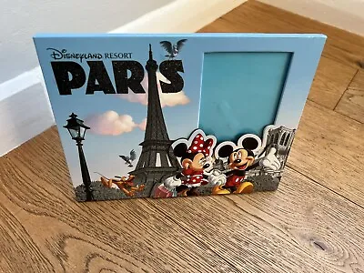 Disneyland Resort Paris Beautiful Mickey And Minnie Mouse Photo Frame Picture • £14.95