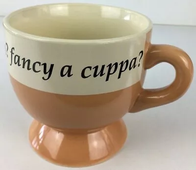 Fancy A Cuppa ? Giant 4.5  Cappuccino Vintage 2000s Ceramic Coffee Mug / Cup New • £9.99