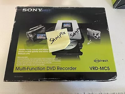 Sony Multi Function VRD-MC5 DVD Recorder • $59.99