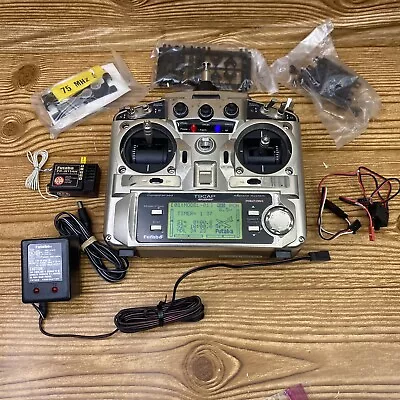 Futaba CAM T9CAP Airplane System PCM 1024 W/ FP-TP-FM 75MHz & FP-R114H Receiver • $179.99