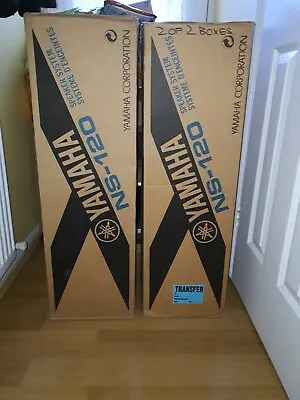 New Yamaha NS 120 Speakers Black And NS SWP40 Sub-woofer Black (used) • £320