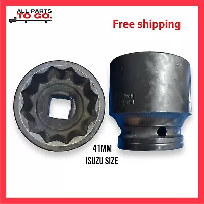 Impact Socket 41 MM FOR ISUZU 3/4 In Drive 41mm 12 Point INSIDE KIT OF 2 • $29.99