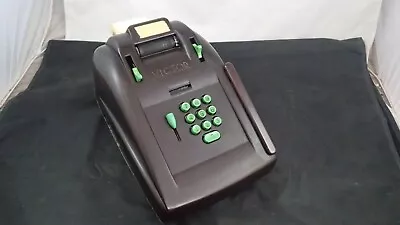 Vintage Antique Victor Electric Adding Machine Brown Bakelite W/Green Buttons • $47.99