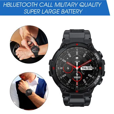 $52.99 • Buy Smart Watch Heart Rate Monitor Fitness Tracker Touch Screen For Android IPhone