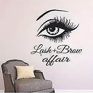 Wall Vinyl Sticker Beauty Shop Store Decal Barber SPA Salon Hair Nail Lash Brow • $22.99