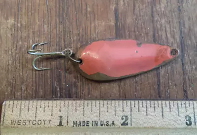 Vintage DARDEVLE Spinnie Spoon Lure 1.75-inch Copper • $8.50