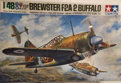 Tamiya Brewster F2A-2 Buffalo 1/48 Scale Plastic Model Kit 61019 (New) • $19.99