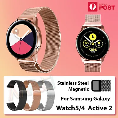 For Samsung Galaxy Watch 5 Pro 4 Classic 40/44/42/46mm Milanese Magnetic Band • $8.54