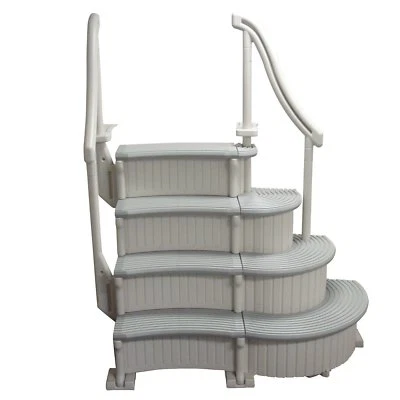 $629.96 • Buy Confer Plastics CCX-AG Curve Complete Above Ground Swimming Pool Step System