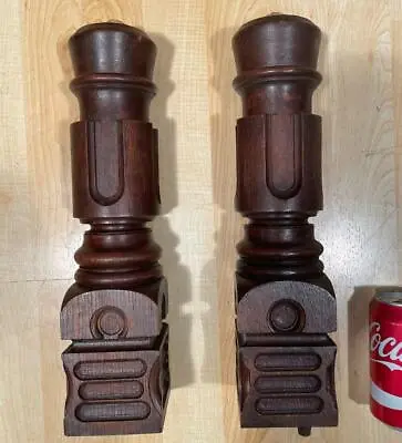 14  Pair Of French Antique Solid Oak Posts/Pillars/Columns/Balusters • $145