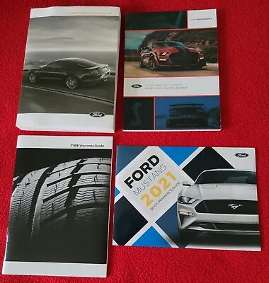 2021 New Mustang Shelby Gt 500 Gt500 Original Owners Manual Guide Kit 21 + Nav • $67.99