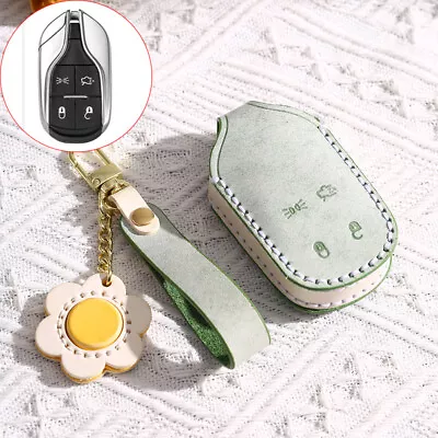 Green Remote Key Fob Case Cover Shell For Maserati Quattroporte Ghibli Levante • $42.56