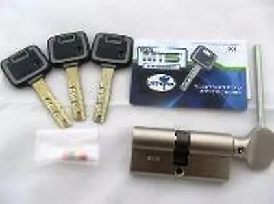  MT5+ Mul-t-lock Cylinder High Security 66mm 33+33mm Thumbturn Euro ---5 Keys -- • $189