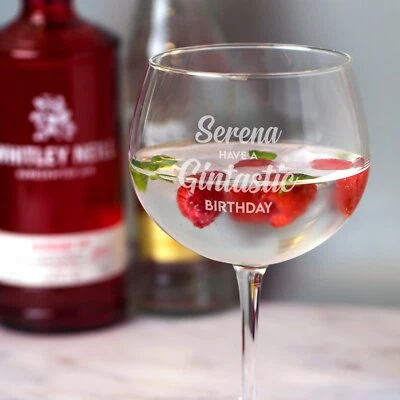 £8.99 • Buy Personalised Gintastic Birthday Balloon Gin Glass 18th 21st 30th 40th