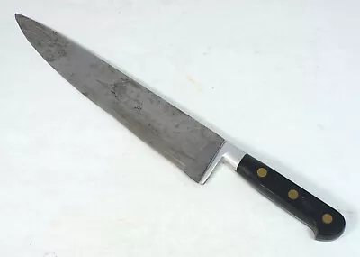 Vintage Sabatier 10  Carbon Steel Kitchen Chef's Knife • $15.50