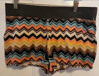 New Size Medium Missoni For Target Shorts Chevron ZigZag Multi  • $28