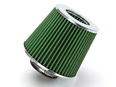 3  Inch Inlet Air Intake Cone Dry Universal Green Filter Car/Truck/SUV • $17.99