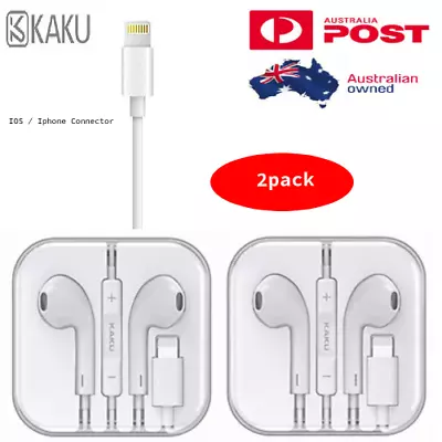 $17.98 • Buy Earphones(2Pack) Premium Quality Compatible With Apple Phones & Tablets