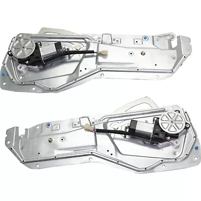 Window Regulator Set For 98-2000 Volvo S70 98-04 C70 Rear LH RH Power With Motor • $124.34