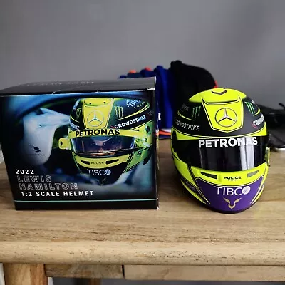 Lewis Hamilton 1:2 Scale Helmet- 2022 - Mercedes F1 Gp Amg Petronas • £350