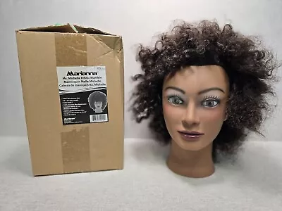 Marianna Ms Michelle Ethnic Manikin Mannequin Head 100& Real Human Hair #14114 • $34.95