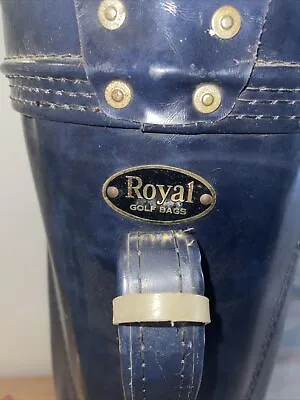 Golf  Bag By Royal Company With 4 Club Covers  NICE  Condition Vintage • $68.53