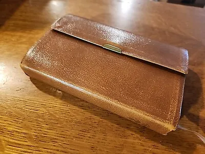 1979 La Sainte Bible Francais French Vintage Leather Cover With Snap • $49