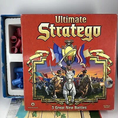 Vintage 1997 ULTIMATE STRATEGO GAME 3 Great New Battles! Hasbro 99.5% COMPLETE • $29.99