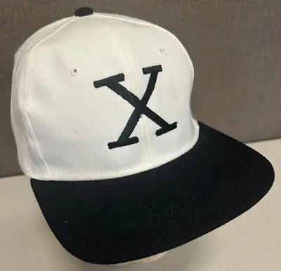 Vintage 90s Malcolm X Black/ White Snapback Hat NEW NWT • $79.95