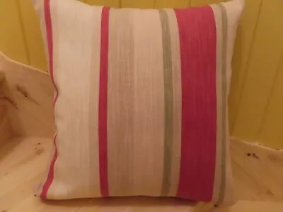 £14.99 • Buy Laura Ashley Awning Stripe  18” Juicy Colourway Cushion Cover Exact One