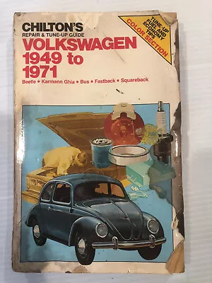 Chilton's Repair Tune Up Manual Volkswagen VW 1949-1971 Beetle Gia Bus Guide • $8