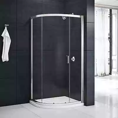 MERLYN MBOX One Door Quadrant Shower Cubicle Enclosure 900mm 800mm 1000mm + Tray • £389.99