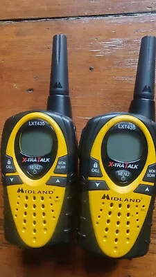 Midland LXT435 GMRS/FRS Walkie Talkies (2) With Charger • $19