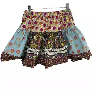 Matilda Jane Character Counts Heart Soul Pride Twirl Wonder Ruffle Skirt Size 6 • $21