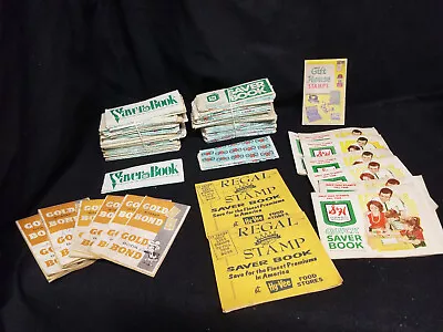 Lot Of 125+ Vintage S&H Green Regal Gold Boyd's Dairy Stamp Trading Stamps • $35