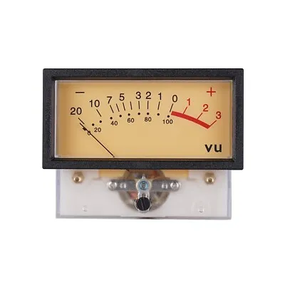 2pcs DB VU Analog Panel Meter 500μA With Warm Back Light Header Power Amplifier • $29.99