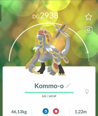 Pokemon Kommo-o X1 GO - Chance Of Lucky !! • $3.79