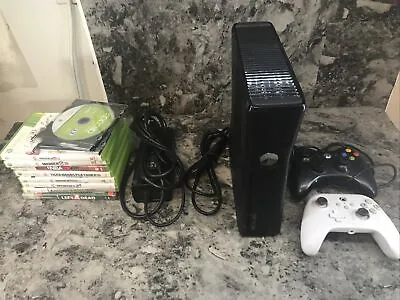 Xbox 360 S Model 1439 Console 20gb Bundle W Controllers/Cords/games  TESTED • $98.99