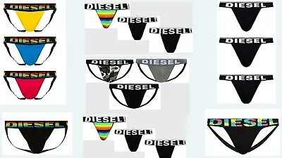 Diesel 1/3 Packs Black/camo Multi Gay In Jockstrap 3 Pack Underwear S/m/l/xl/2xl • £9.99