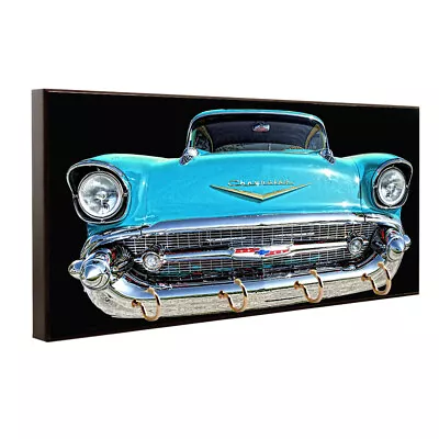 1957 Bel Air Blue Classic Car Key Hanger / Pet Leash Hanger • $29.95