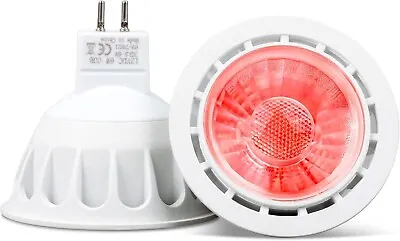 Red Green Blue 12V LED MR16  Low Voltage 6W Bulb GU5.3 Colour Spotlight Dimmable • £6.99